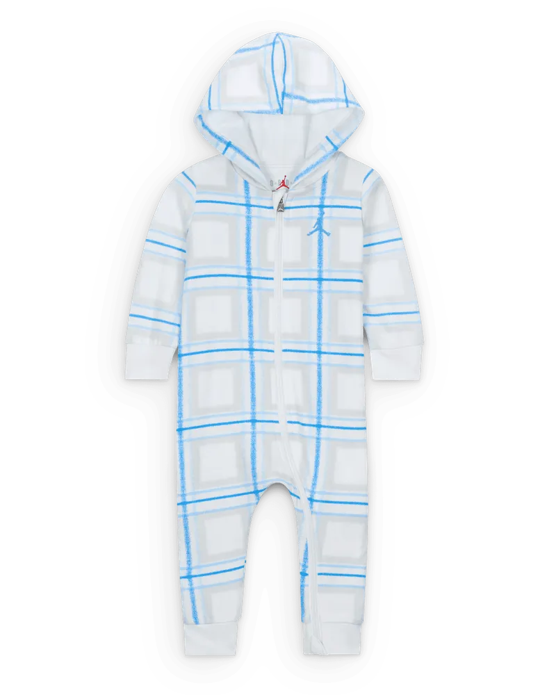 Jordan Brooklyn Essentials Feiertage-Overall für Babys (0–9 M) - Weiß Weiß
