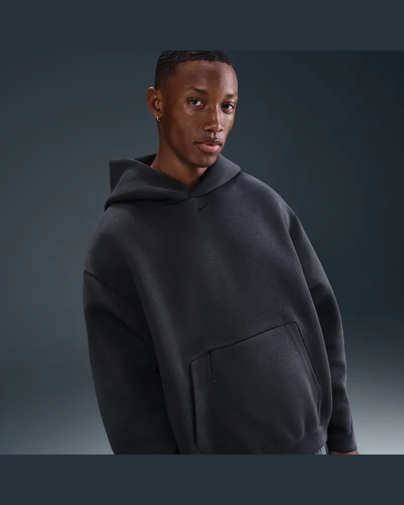 Nike Tech Oversize-Fleece-Hoodie (Herren) - Grau Grau