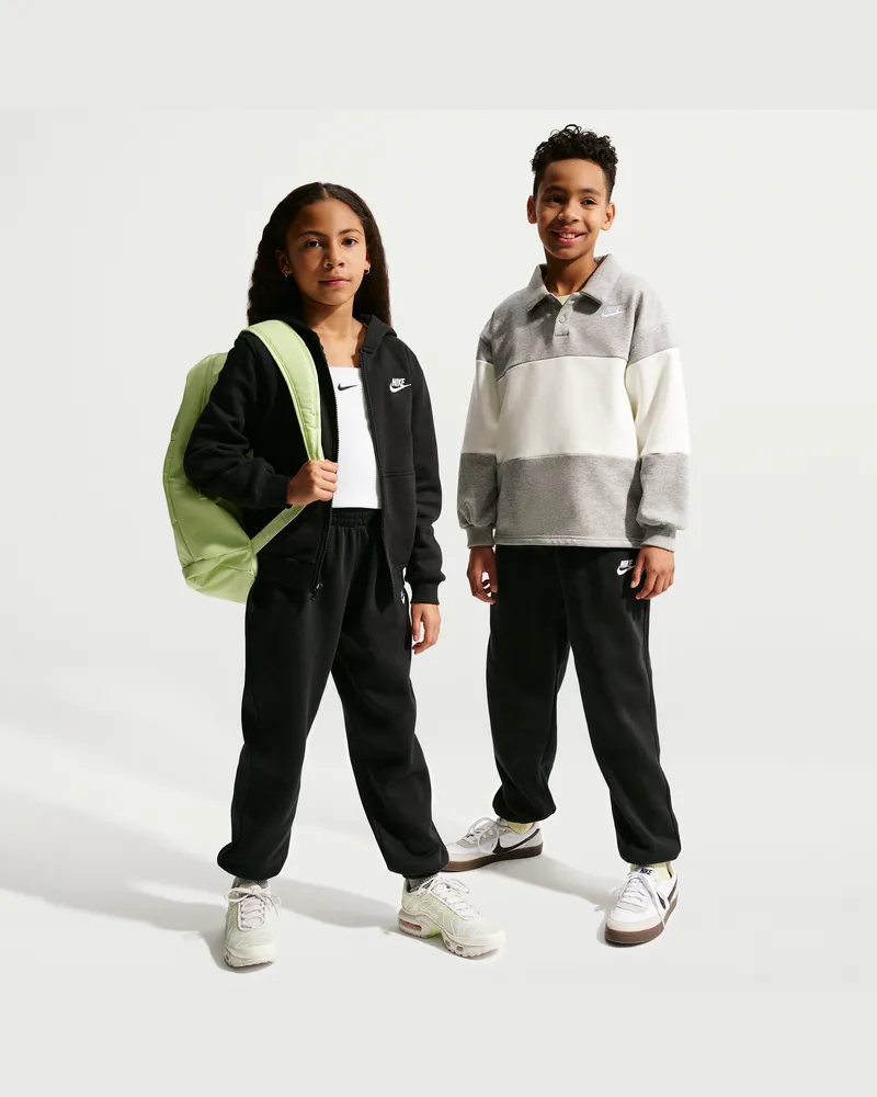Nike Club Fleece lockere Hose (ältere Kinder) - Schwarz Schwarz