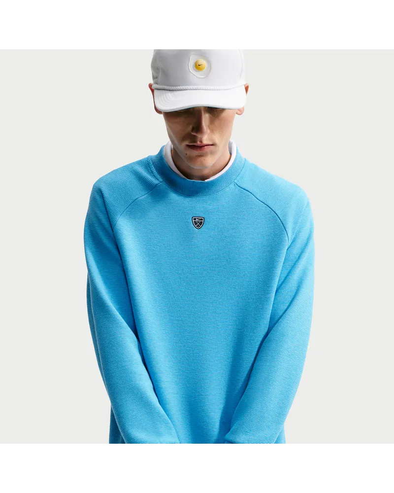 Nike Par Therma-FIT Golf-Oberteil (Herren) - Blau Blau