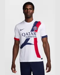 Nike Paris Saint-Germain 2024/25 Stadium Away  Replika-Fußballtrikot mit Dri-FIT-Technologie (Herren) - Weiß Weiß