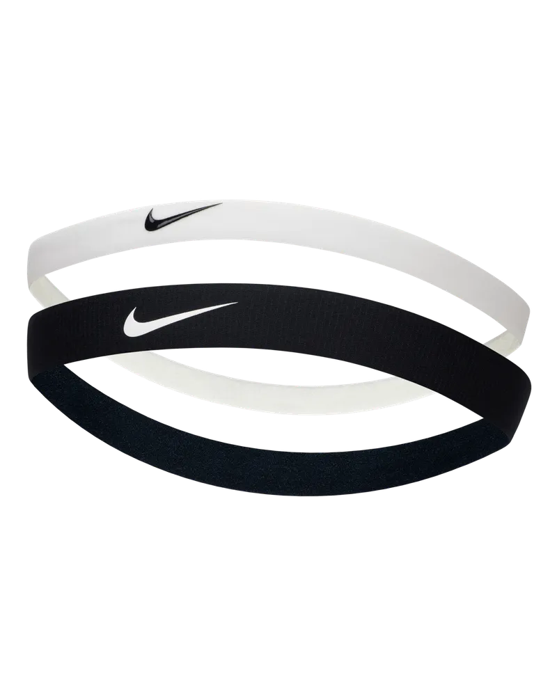Nike Flex Stirnband (2er-Pack) - Schwarz Schwarz