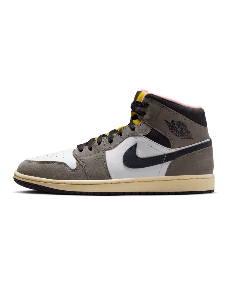 Jordan Air  1 Mid SE Schuh (Herren) - Weiß Weiß