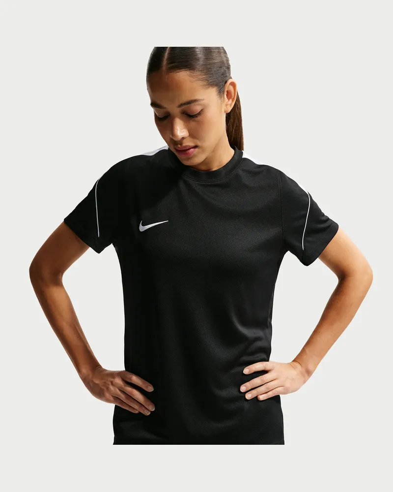 Nike Strike Dri-FIT Kurzarm-Fußballoberteil (Damen) - Schwarz Schwarz