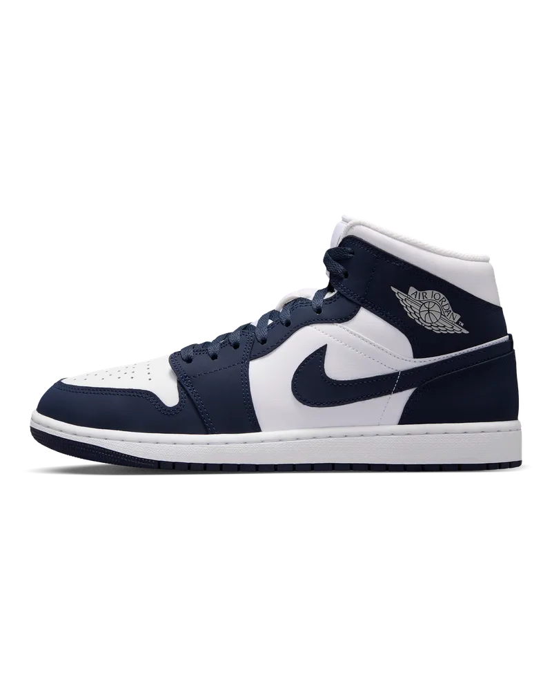 Jordan Air  1 Mid Schuh (Herren) - Blau Blau