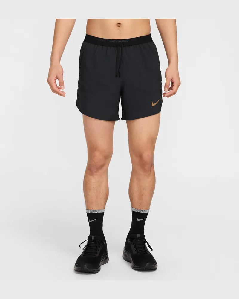 Nike x Jakob Dri-FIT gefütterte Laufshorts (Herren, ca. 12,5 cm) - Schwarz Schwarz