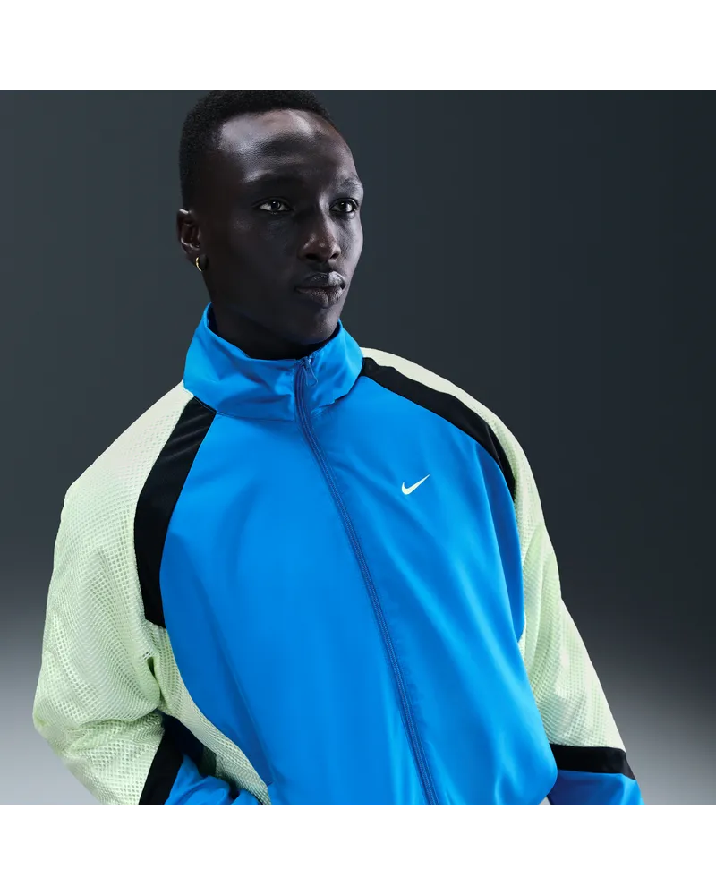 Nike Icon gewebte Basketballjacke (Herren) - Blau Blau