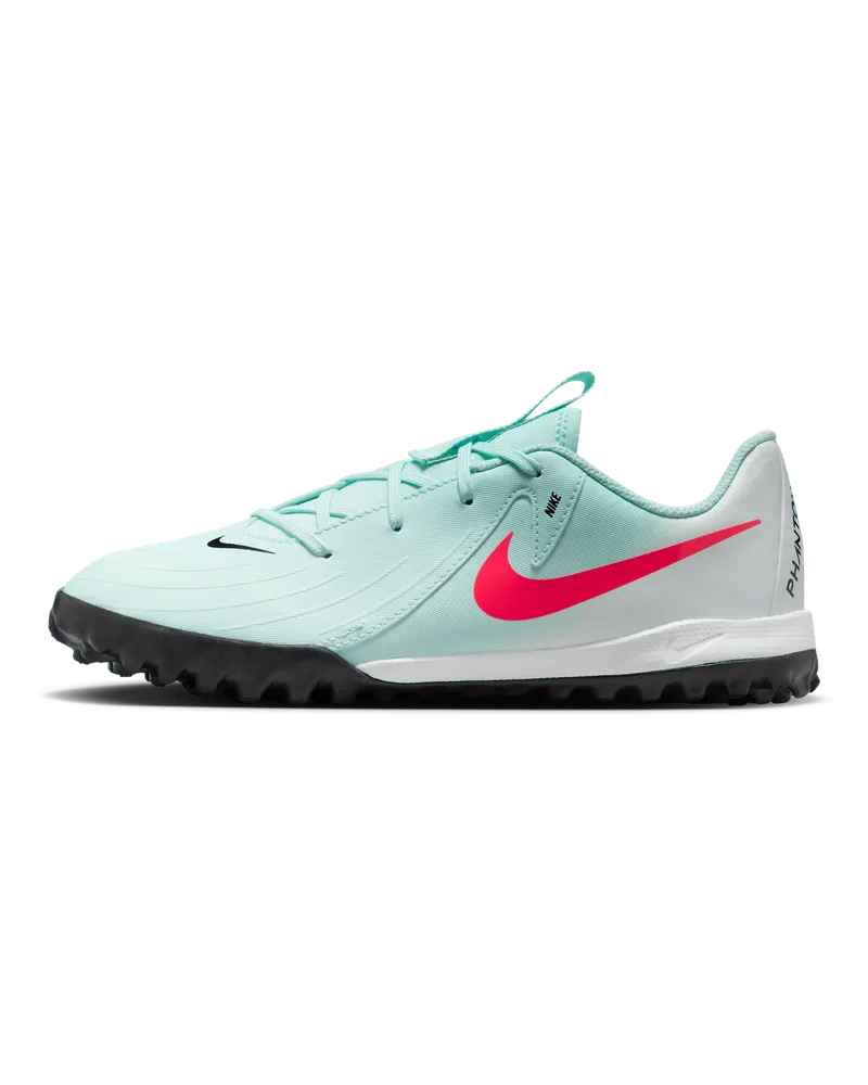 Nike Jr. Phantom GX 2 Academy Low-Top-Fußballschuh für Turf (jüngere/ältere Kinder) - Grün Grün