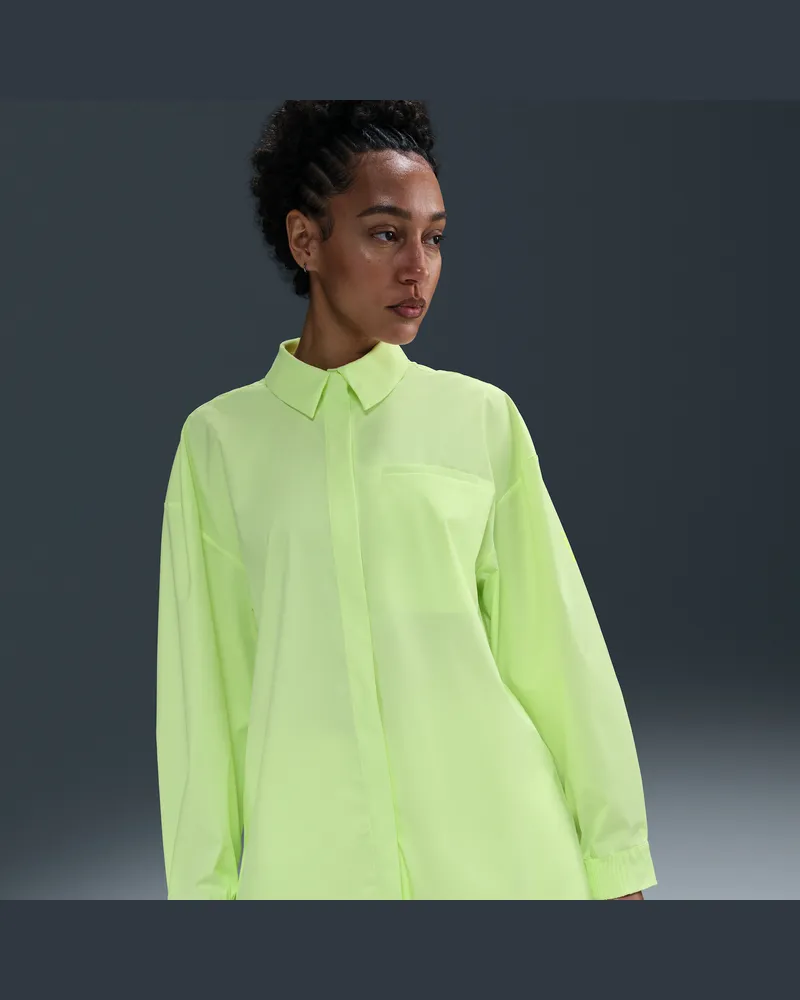 Nike 24.7 PerfectStretch Oversize-Longsleeve mit Dri-FIT-Technologie (Damen) - Gelb Gelb