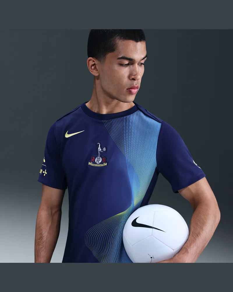 Nike Tottenham Hotspur Academy Pro Third  Dri-FIT Total 90 Pre-Match-Fußballoberteil (Herren) - Blau Blau