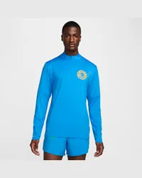 Nike Element Run Energy Dri-FIT Laufoberteil mit Viertelreißverschluss (Herren) - Blau Blau