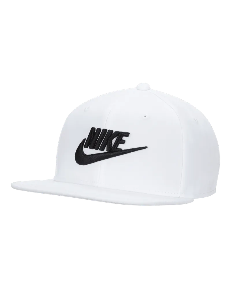Nike Dri-FIT Pro strukturierte Futura-Cap - Weiß Weiß
