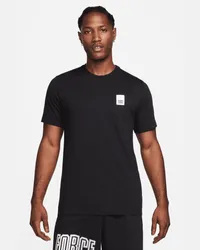 Nike Basketball-T-Shirt für Herren - Schwarz Schwarz