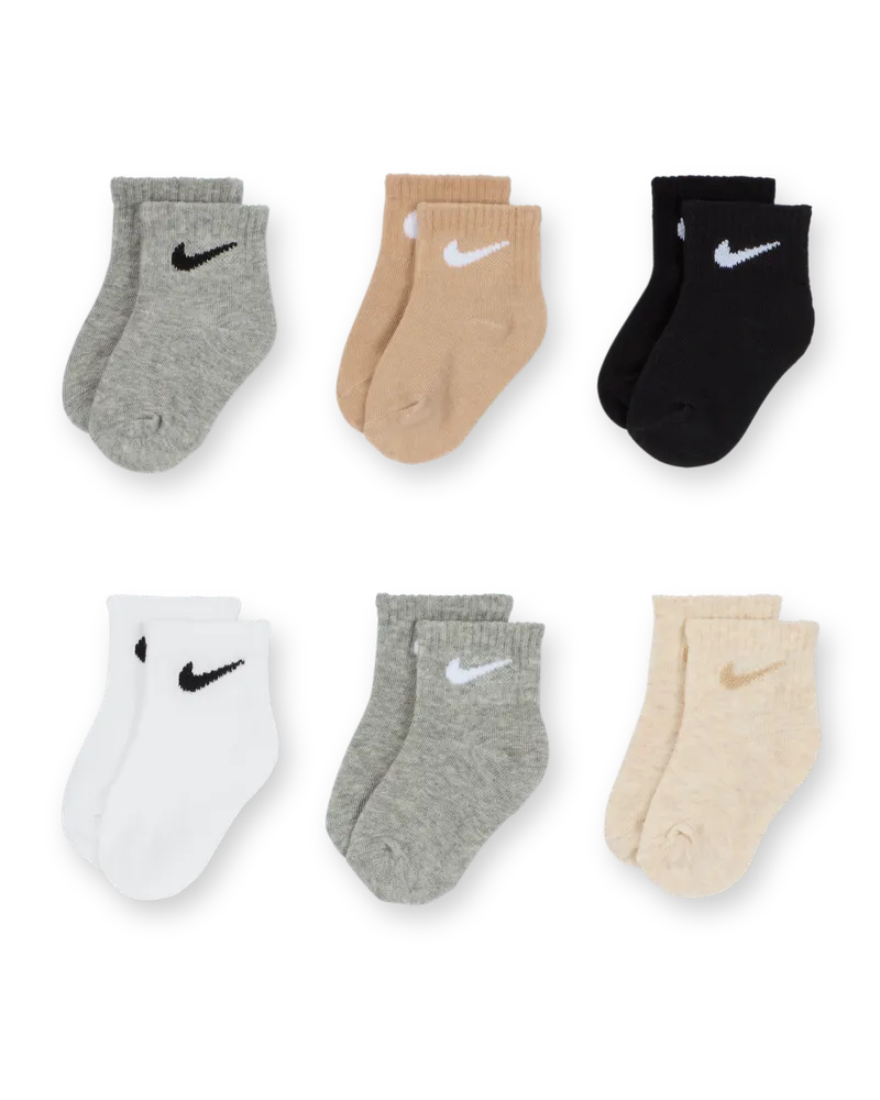 Nike Socken (Babys, 6 Paar) - Grau Grau