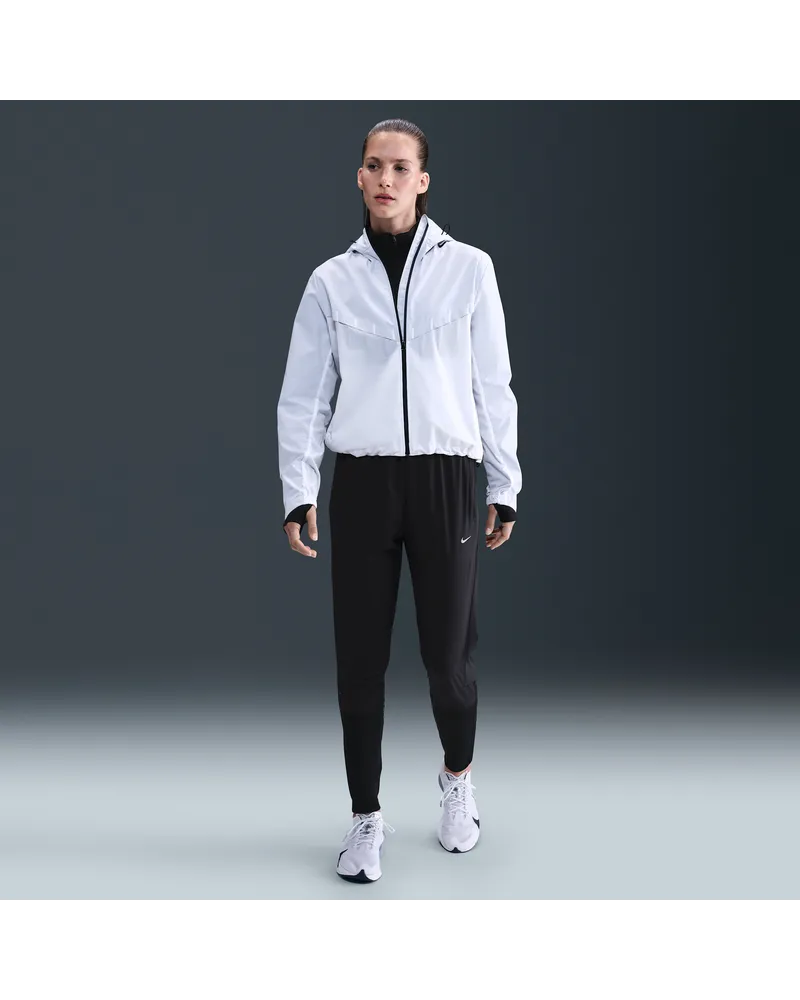 Nike Swft Dri-FIT Laufhose mit mittelhohem Bund (Damen) - Schwarz Schwarz