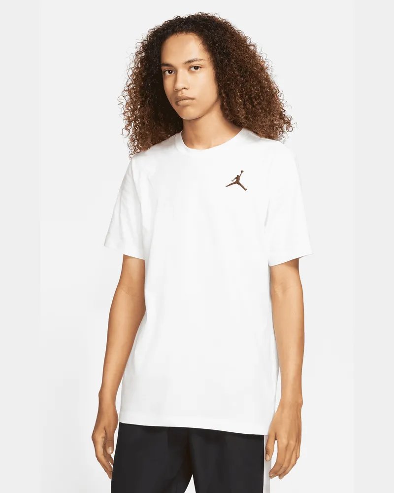 Jordan Jumpman Kurzarm-T-Shirt für Herren - Weiß Weiß