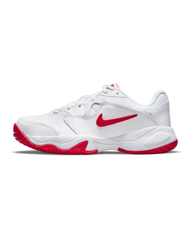 Nike Court Jr. Lite 2 Tennisschuh für ältere Kinder - Weiß Weiß