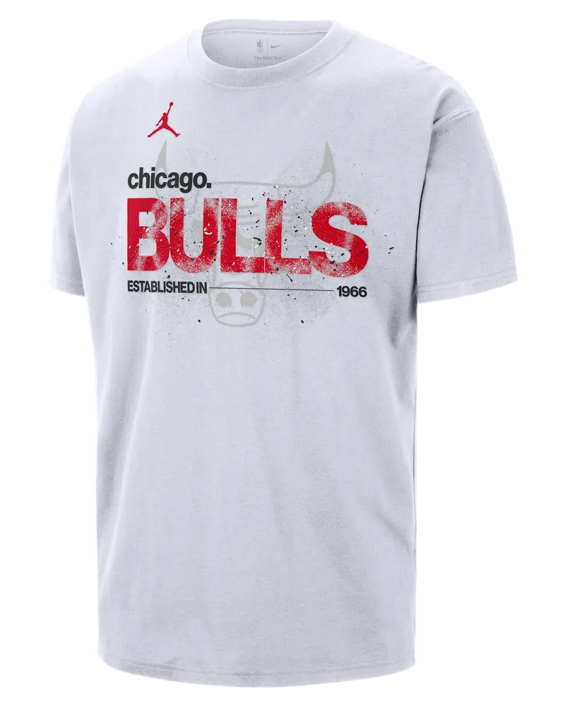 Jordan Chicago Bulls Courtside  '85 NBA Statement T-Shirt (Herren) - Weiß Weiß