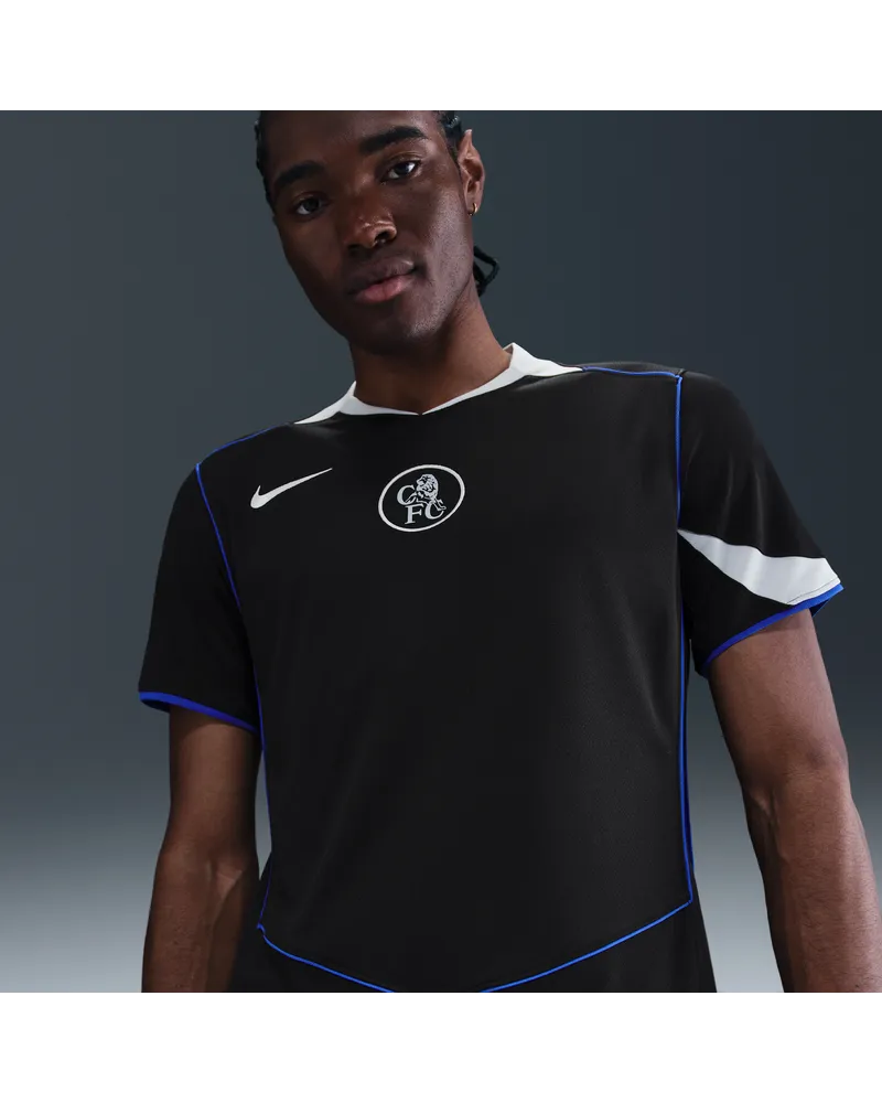 Nike FC Chelsea 2025/26 Stadium Third  Dri-FIT Total 90 Replika-Fußballtrikot - Schwarz Schwarz
