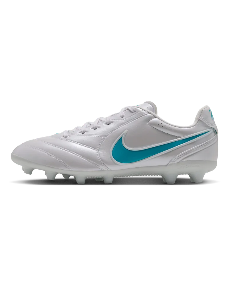 Nike Tiempo Ligera Pro Low-Top-Fußballschuh für Kunstrasen - Weiß Weiß