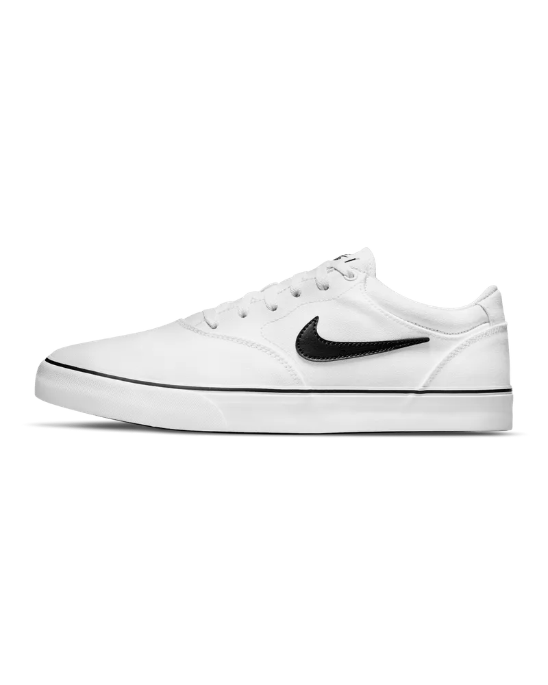 Nike SB Chron 2 Canvas Skateboardschuh - Weiß Weiß