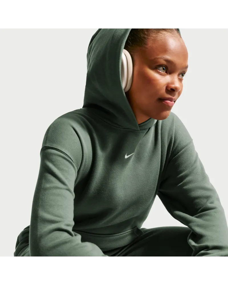 Nike Studio Fleece Oversize-Hoodie (Mädchen) - Grün Grün