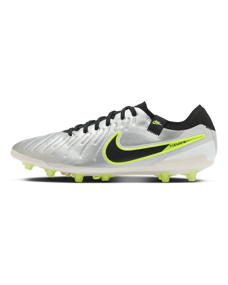 Nike Tiempo Legend 10 Pro Low-Top-Fußballschuh für Kunstrasen - Grau Grau