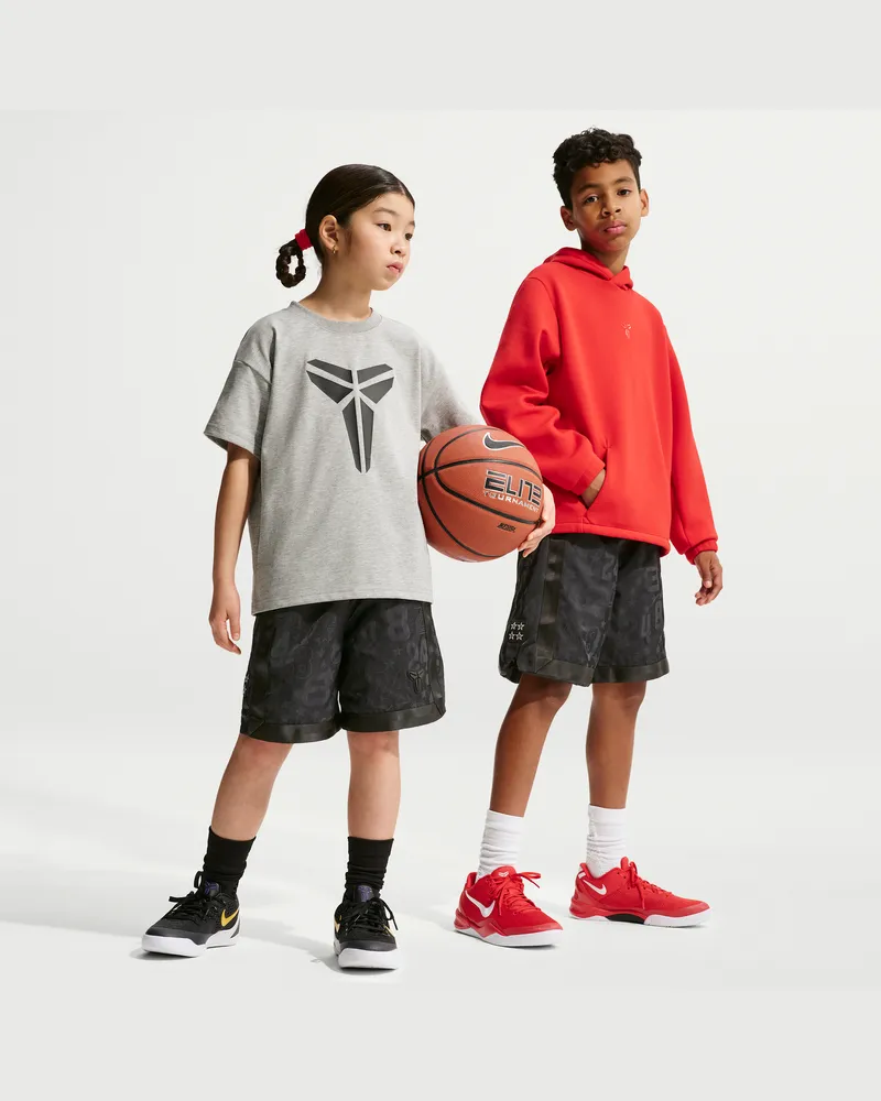 Nike Kobe Basketballshorts (ältere Kinder) - Schwarz Schwarz