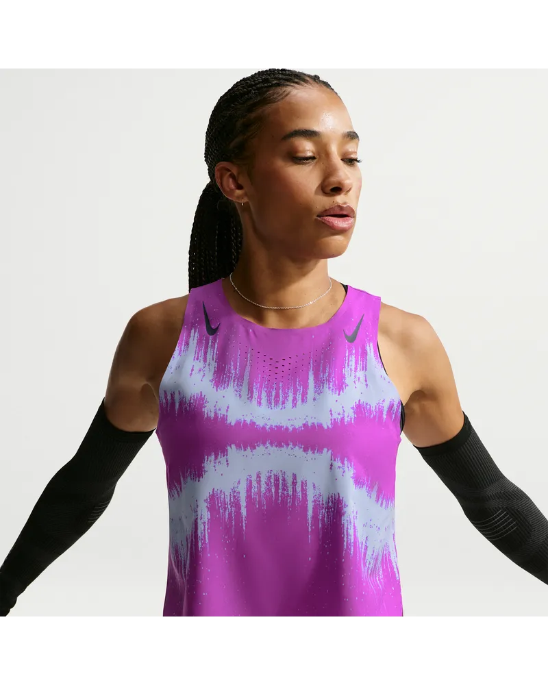 Nike AeroSwift Dri-FIT-ADV-Lauf-Tanktop im Crop-Design für Damen - Lila Lila