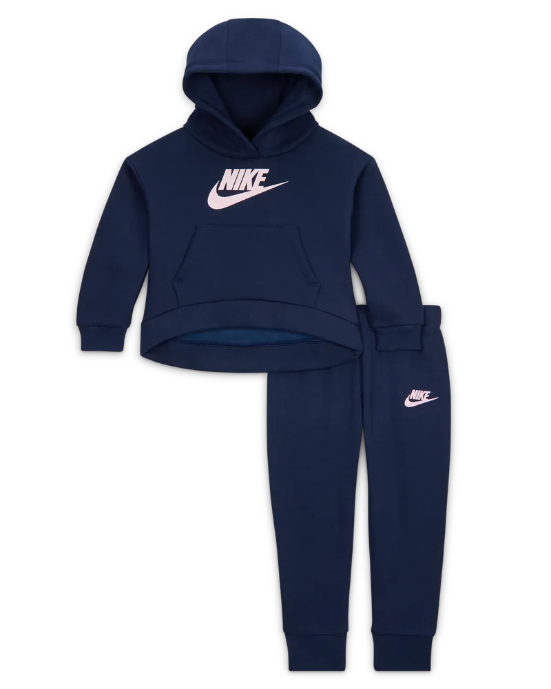 Nike Club Fleece Set aus Hoodie und Jogger für Babys (12 bis 24 Monate) - Blau Blau
