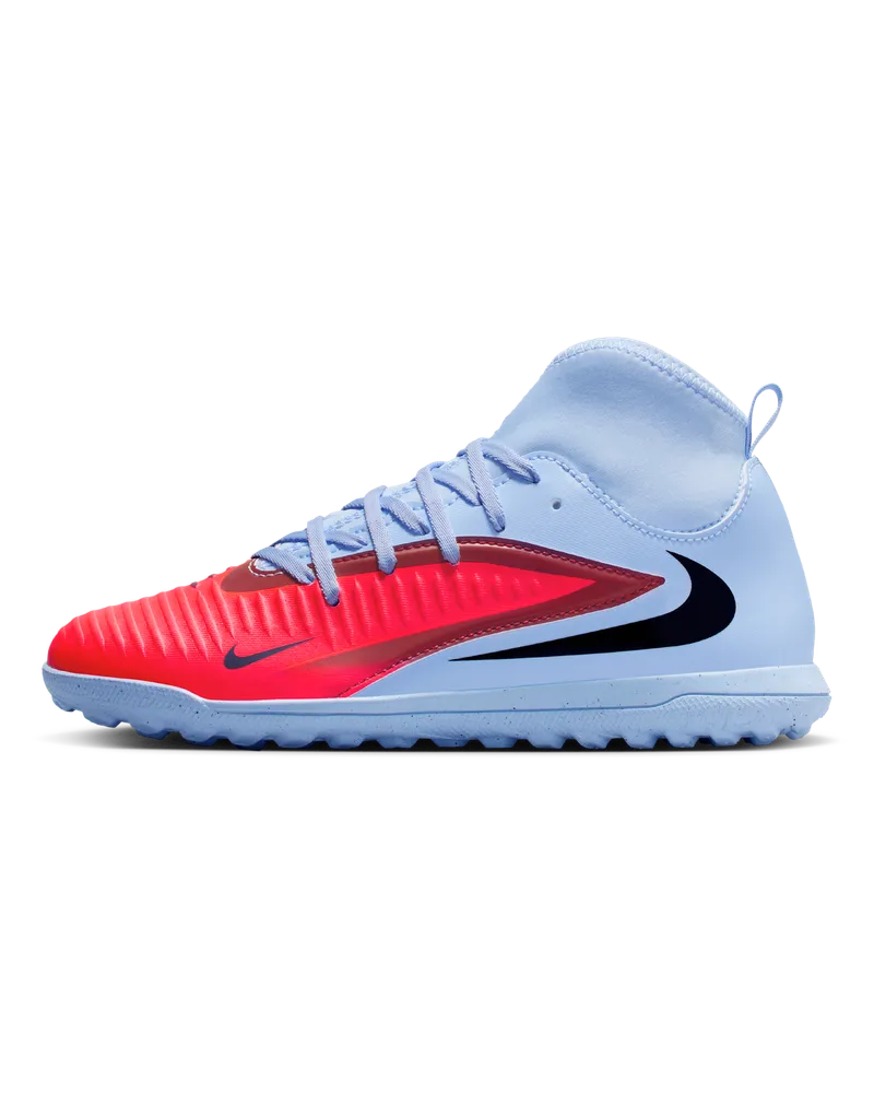 Nike Jr. Phantom 6 High Club Fußballschuh für Turf für ältere Kinder - Blau Blau