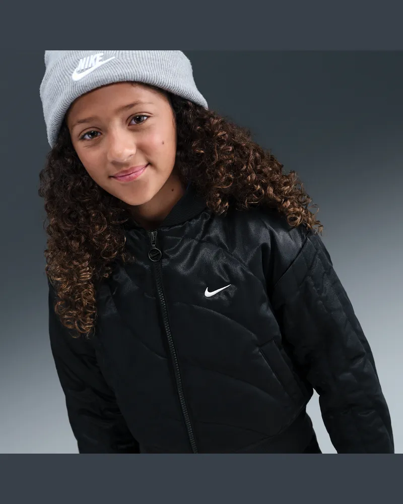 Nike Sportswear Jacke (ältere Kinder, Mädchen) - Schwarz Schwarz