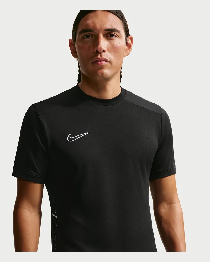 Nike Academy Dri-FIT Kurzarm-Fußballoberteil (Herren) - Schwarz Schwarz