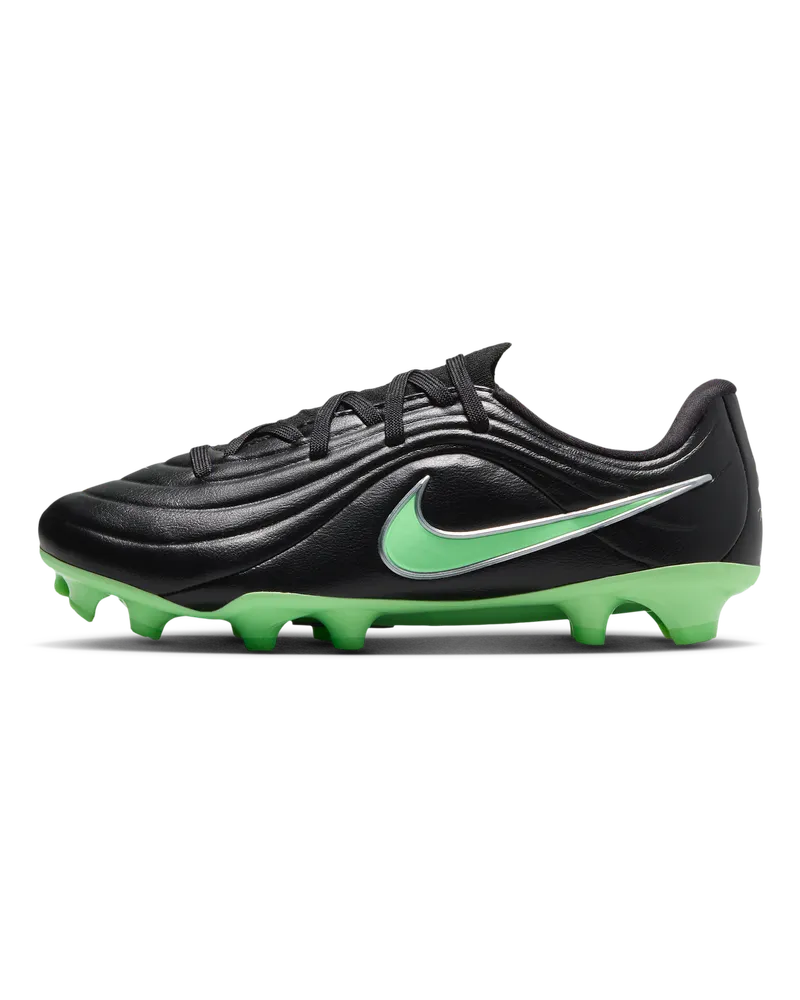 Nike Jr. Tiempo Maestro Academy Low-Top-Fußballschuh für verschiedene Böden (jüngere Kinder) - Schwarz Schwarz