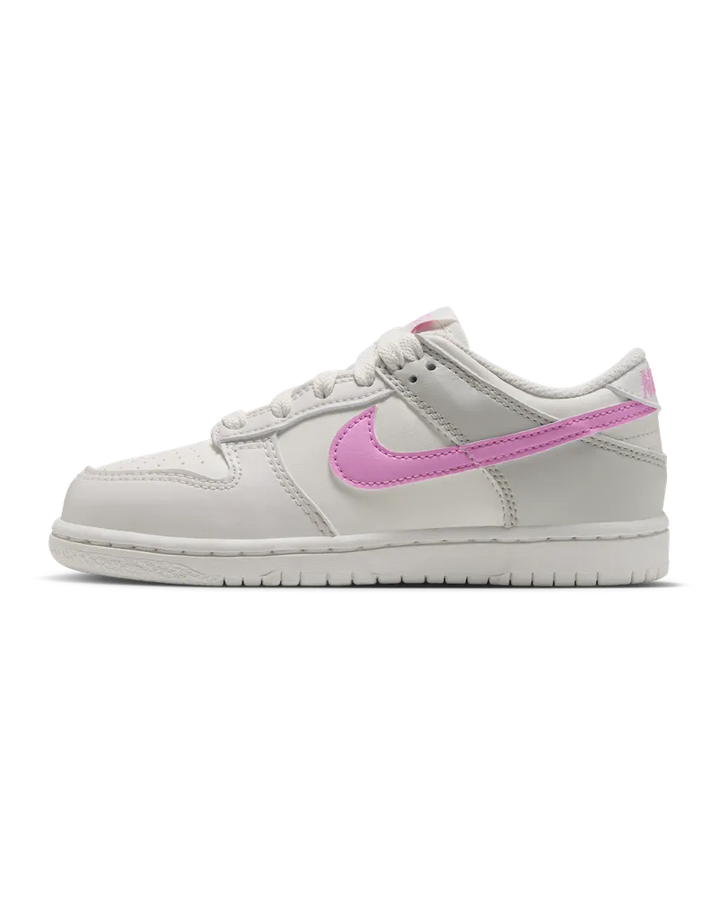 Nike Dunk Low Schuh (jüngere Kinder) - Weiß Weiß