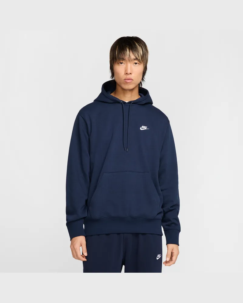 Nike Club French Terry-Hoodie (Herren) - Blau Blau