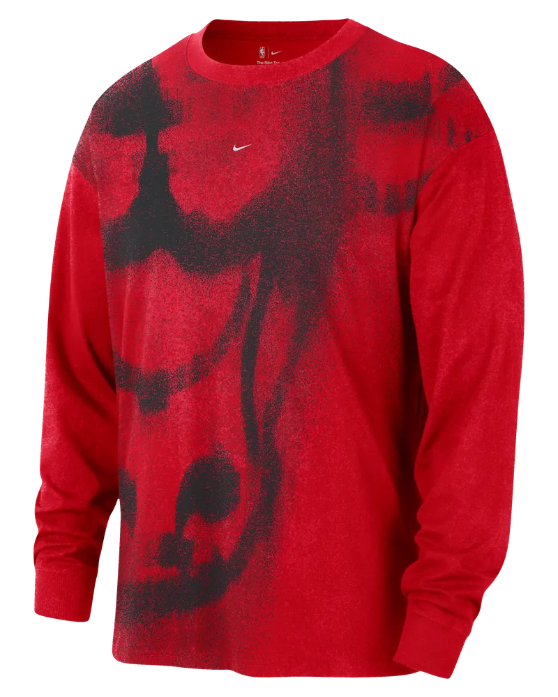 Nike Chicago Bulls Essential Anthem Basketball-Longsleeve (Herren) - Rot Rot