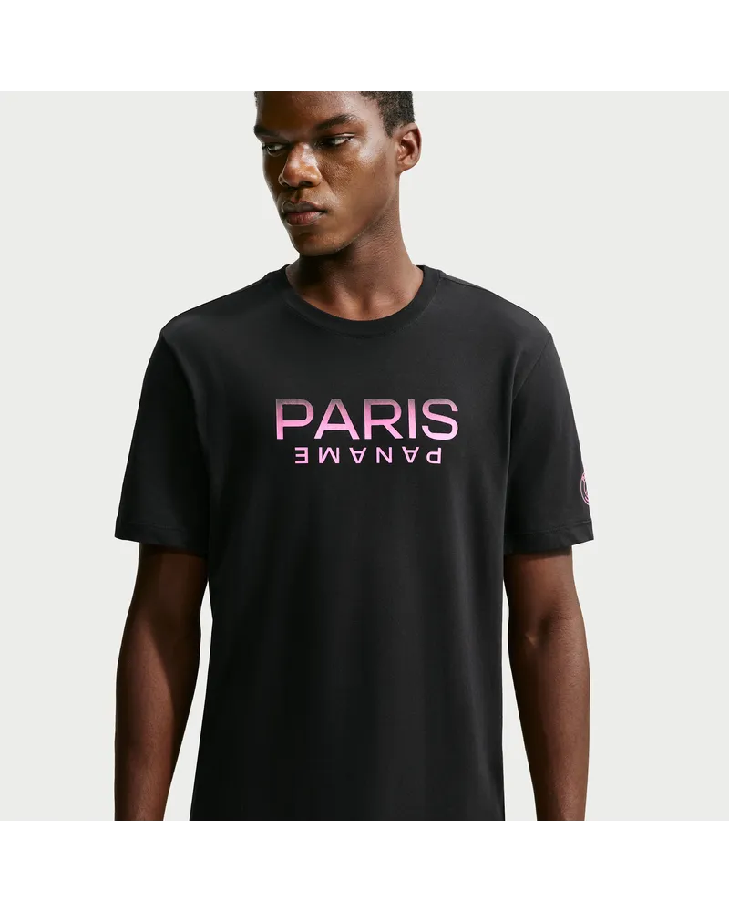 Nike Paris Saint-Germain  Fußball-T-Shirt (Herren) - Schwarz Schwarz