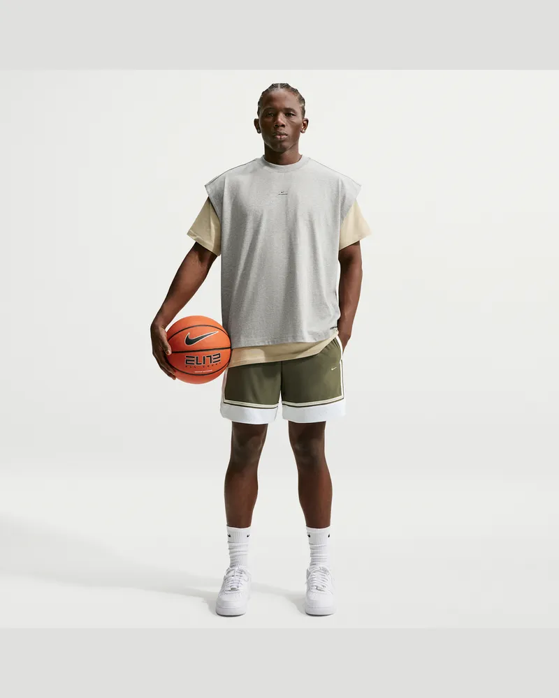 Nike Standard Issue Dri-FIT Herren-Basketballshorts (ca. 15 cm) - Grün Grün