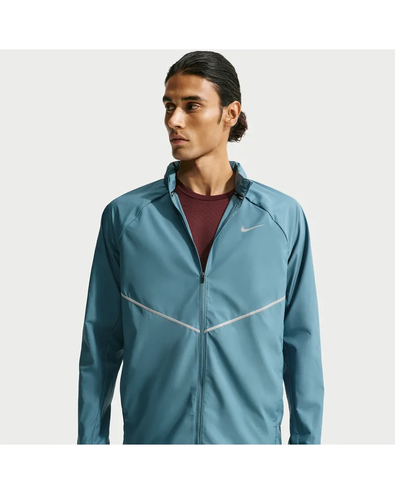 Nike Miler Repel Laufjacke mit UV-Schutz (Herren) - Blau Blau