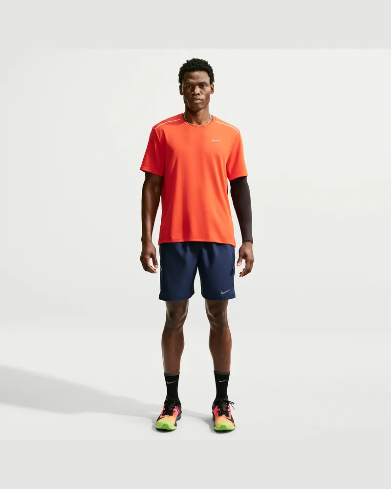 Nike Miler Dri-FIT-Laufshorts ohne Futter (Herren, ca. 18 cm) - Blau Blau