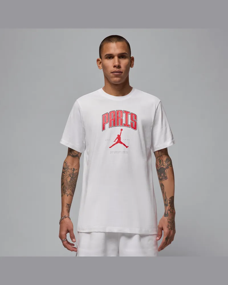 Jordan Paris-T-Shirt für Herren - Weiß Weiß