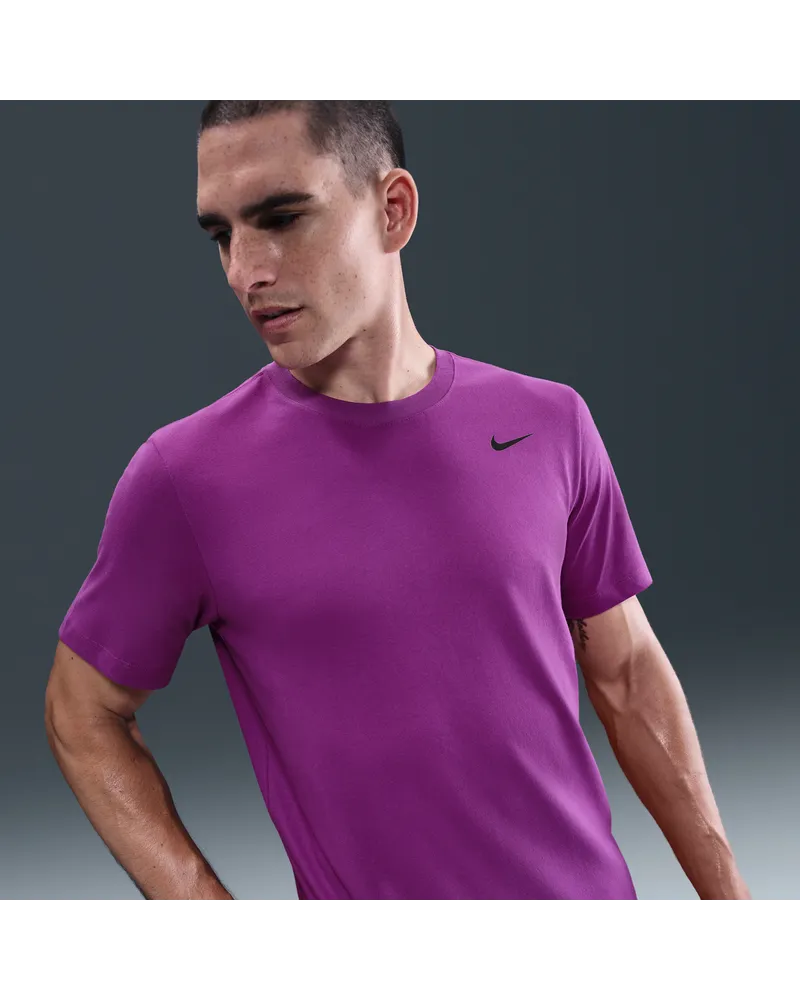 Nike Dri-FIT Fitness-T-Shirt für Herren - Lila Lila