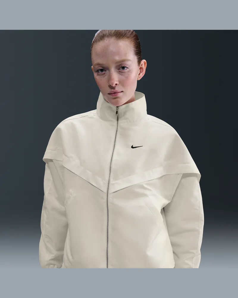 Nike Sportswear Windrunner Jacke mit Glanz (Damen) - Weiß Weiß