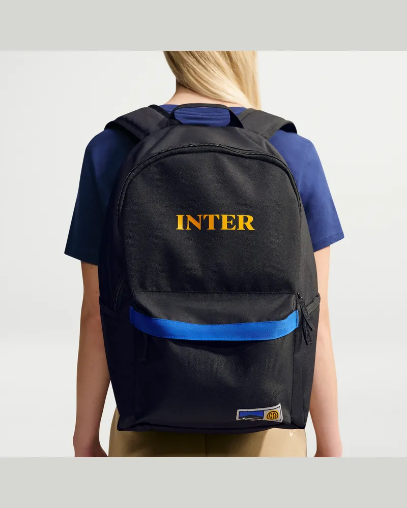 Nike Inter Mailand 25/26  Heritage Rucksack - Schwarz Schwarz