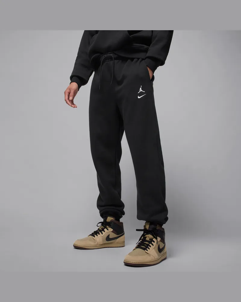 Jordan Brooklyn Fleece Herrenhose - Schwarz Schwarz