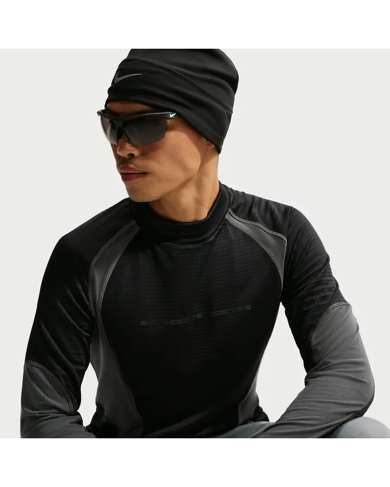 Nike Tech Longsleeve mit enger Passform (Herren) - Schwarz Schwarz