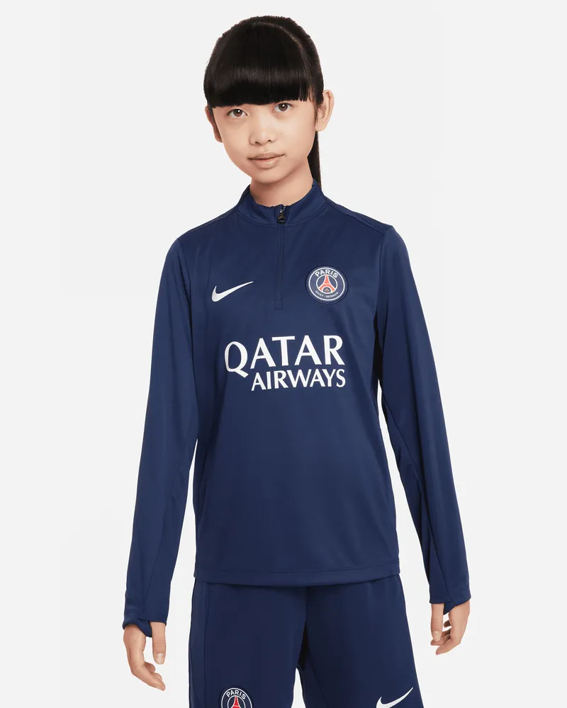 Nike Paris Saint-Germain Academy Pro  Dri-FIT Fußball-Drill-Oberteil für ältere Kinder - Blau Blau