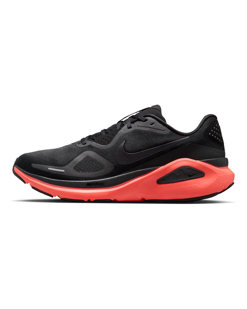 Nike Structure 26 Straßenlaufschuh (Herren) - Schwarz Schwarz
