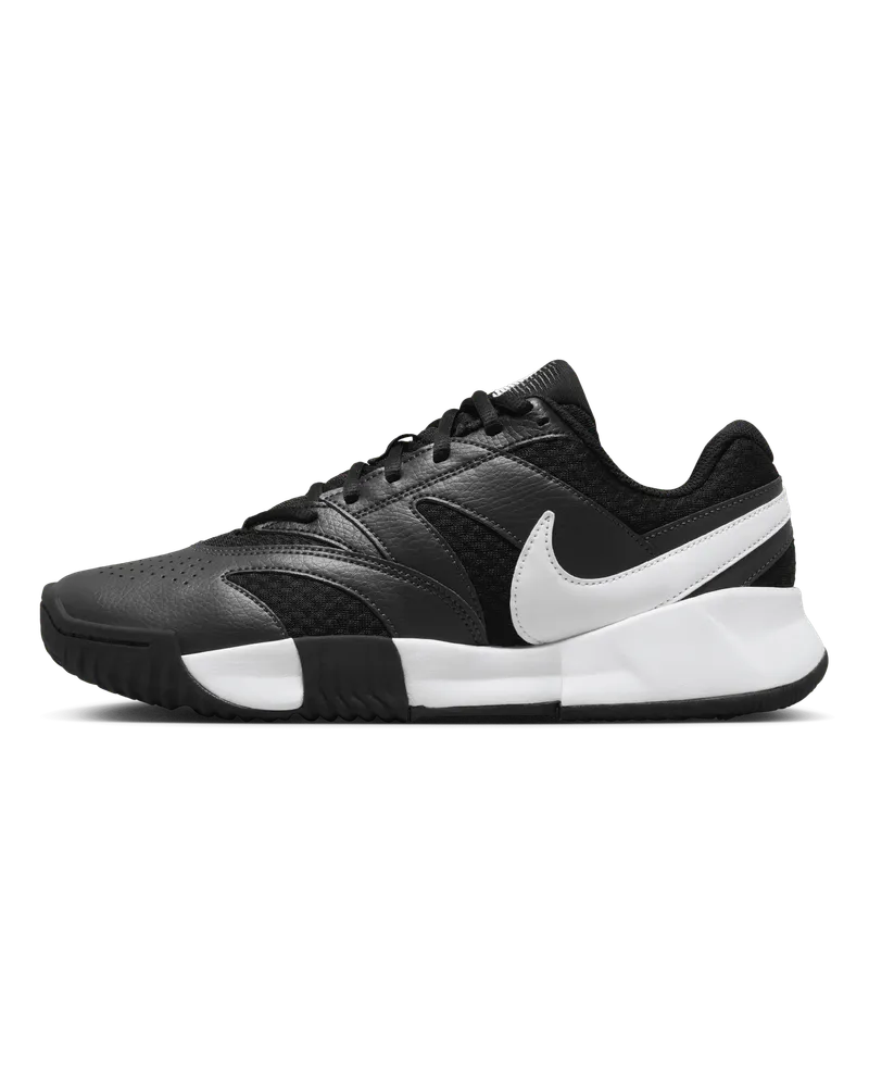 Nike Court Lite 4 Tennisschuh für Sandplätze für Damen - Schwarz Schwarz